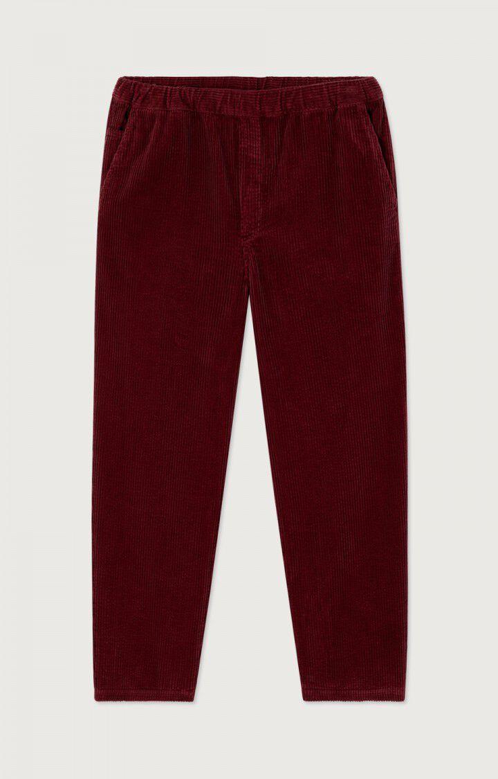 American Vintage Padow Jogginghose Vintage Acerola Herren weinrot